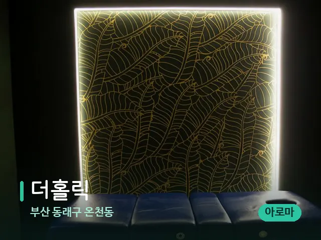 부산 동래구 온천동 더홀릭 — 스파 관리실 내부