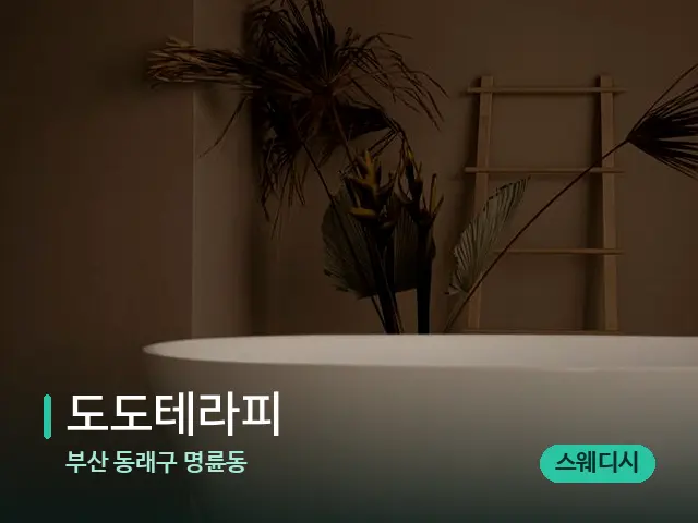 부산 동래구 명륜동 도도테라피 — 스파 관리실 내부